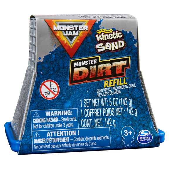 Monster Jam, Official Monster Dirt (Blue) 5oz Refill Container