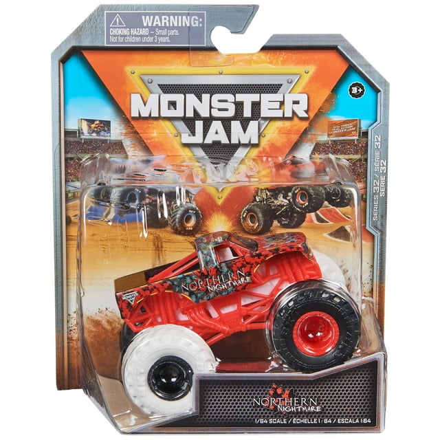 Monster Jam, Official Northern Nightmare Monster Truck, Die-Cast ...