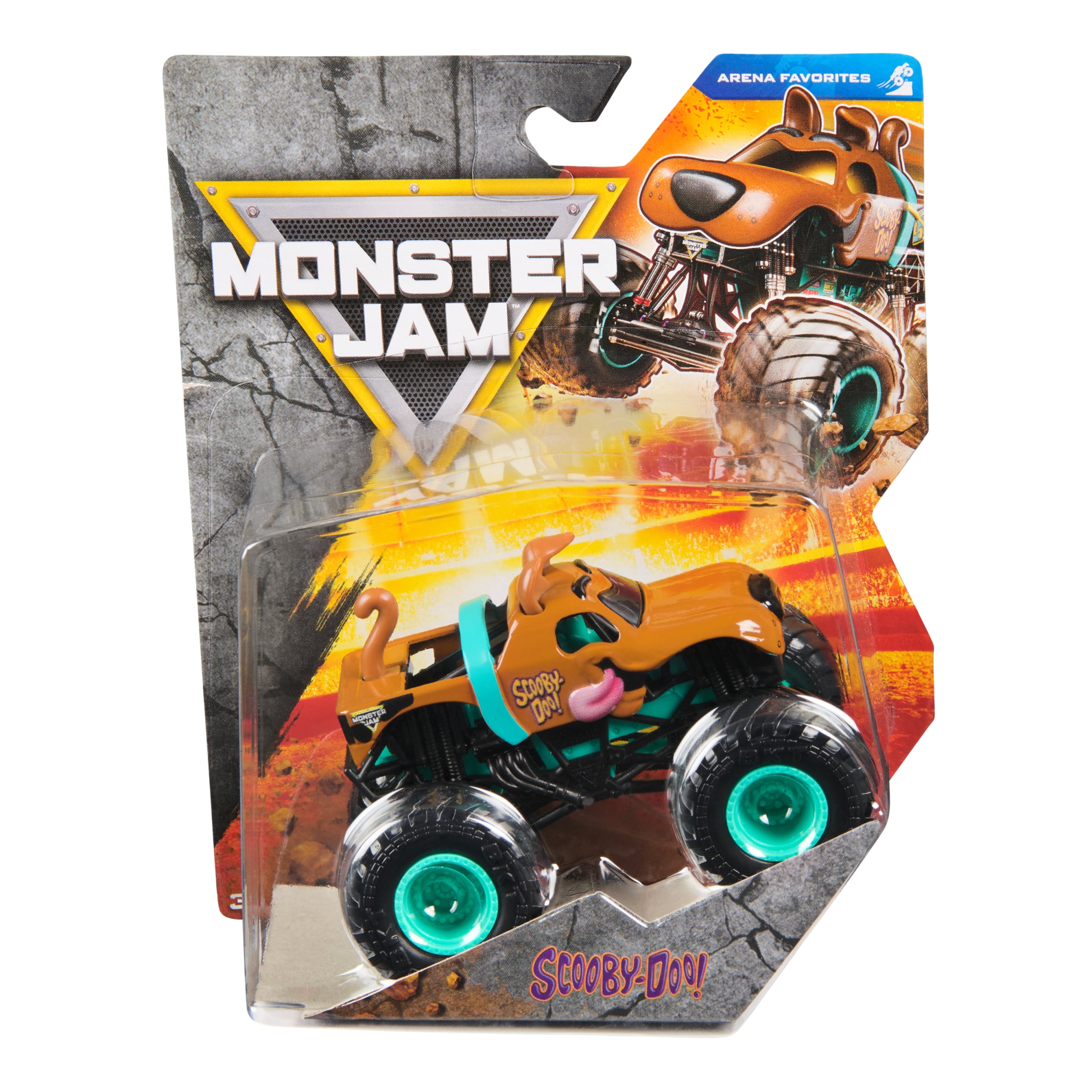 Monster Jam, Official Scooby-Doo Monster Truck, Die-Cast Vehicle, 1:64 Scale, Kids Toys for Boys Ages 3 and up
