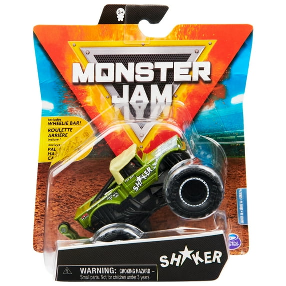 Monster Jam, Official Shaker Monster Truck, Die-Cast Vehicle, Arena Favorites Series, 1:64 Scale