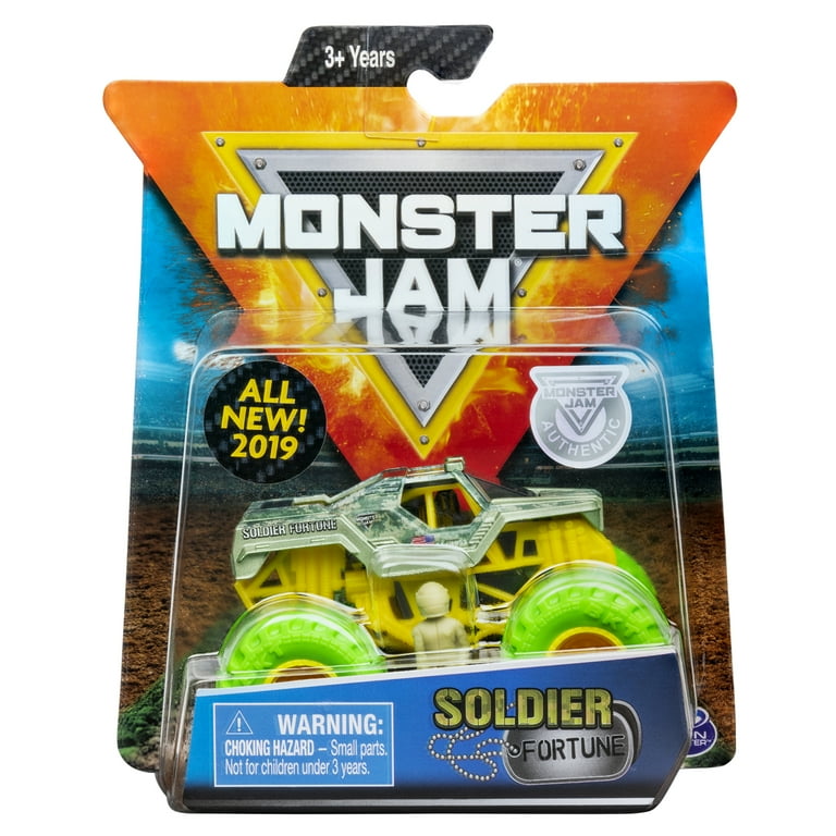 Monster Jam, Official Soldier Fortune Monster Truck, Die-Cast