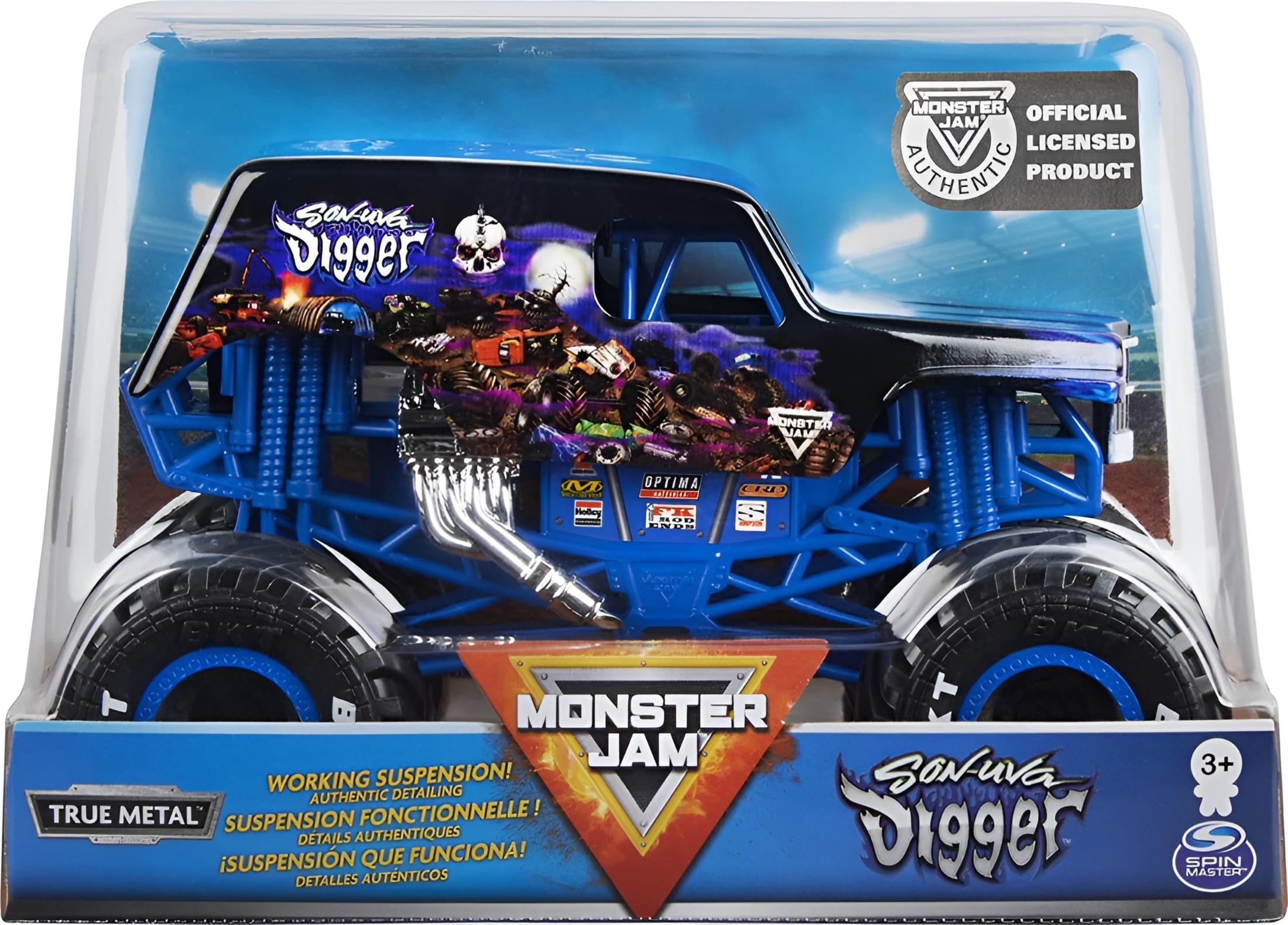 monster jam spielzeug Monster Jam, Monster Truck, Son-uva Digger, 1:24 Scale - Walmart.com