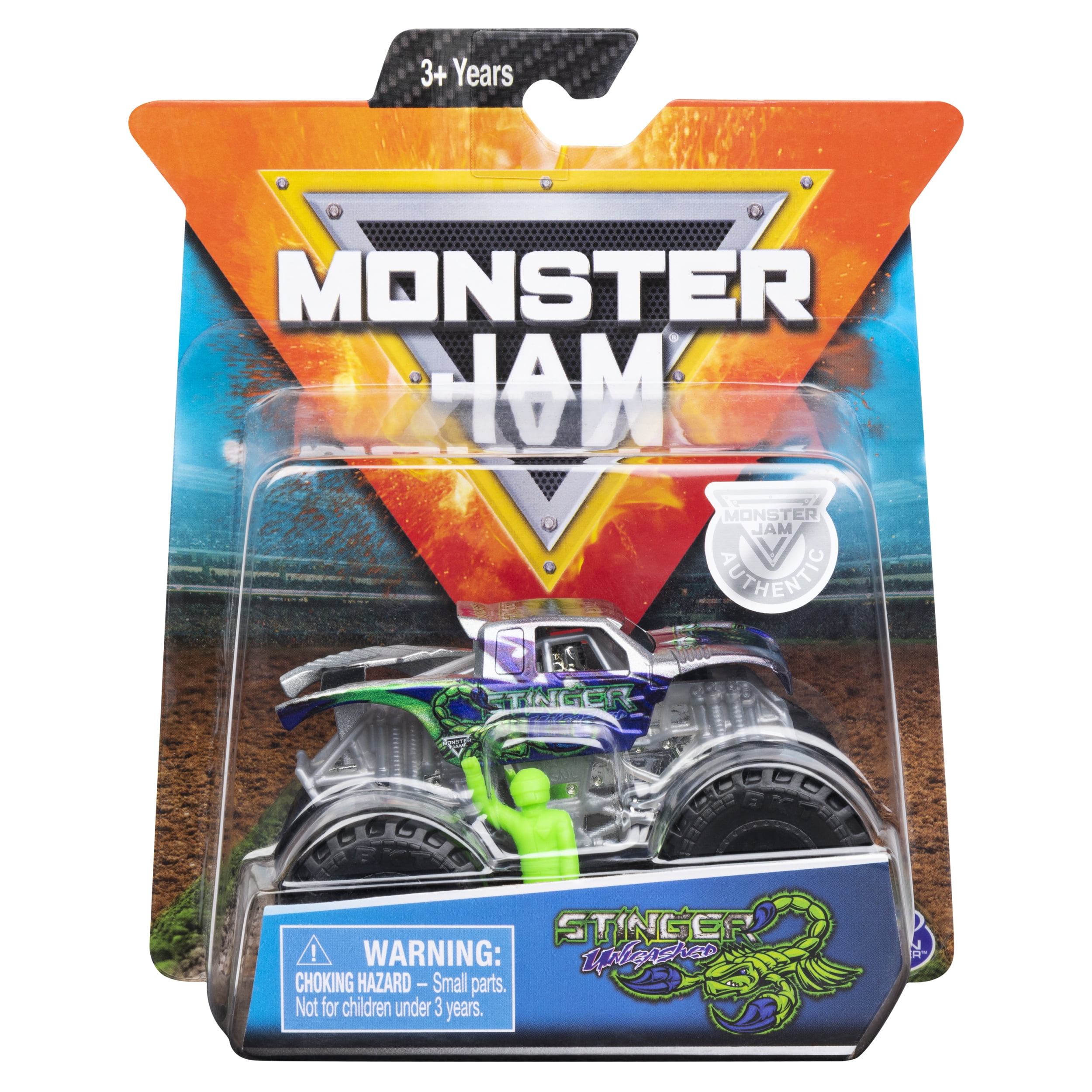 Monster Jam, Official Stinger Unleashed Truck, DieCast Vehicle, Arena