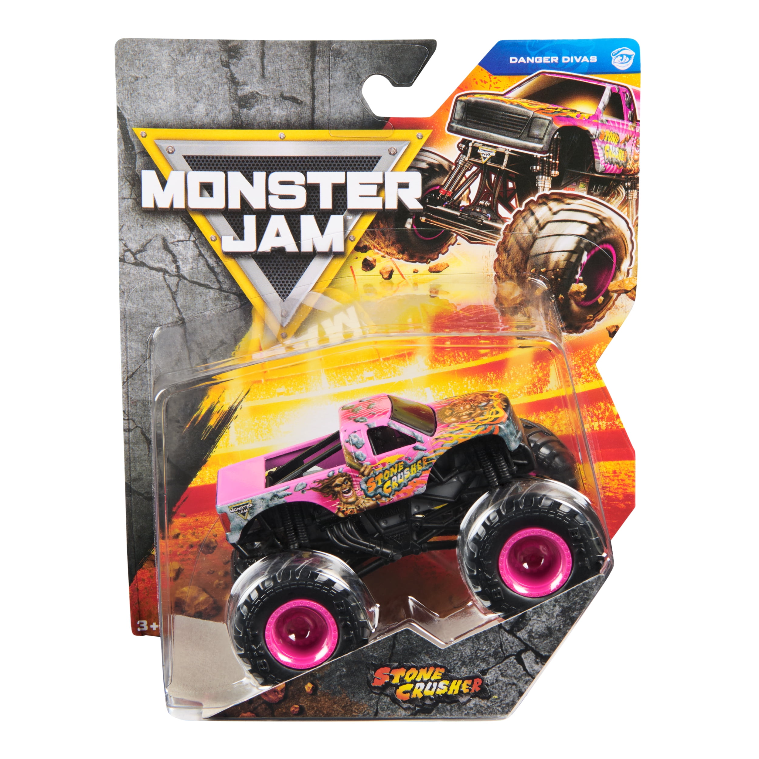 Monster Jam, Official Stone Crusher Monster Truck, Die-Cast
