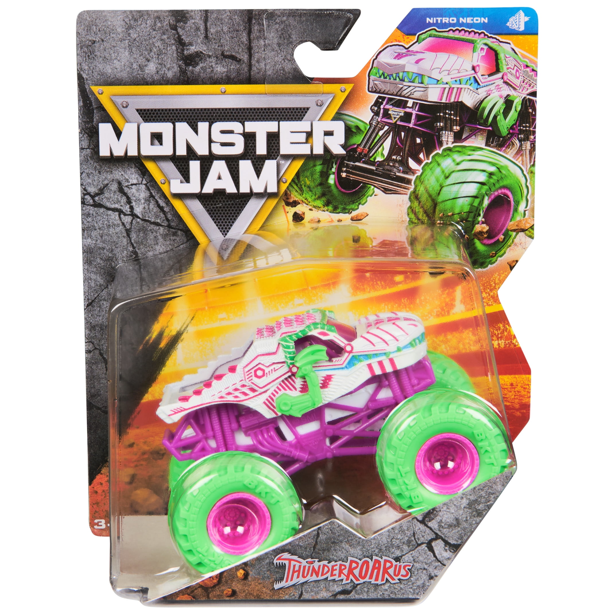 Monster Jam, Official ThunderROARus Monster Truck 1:64 Scale, For