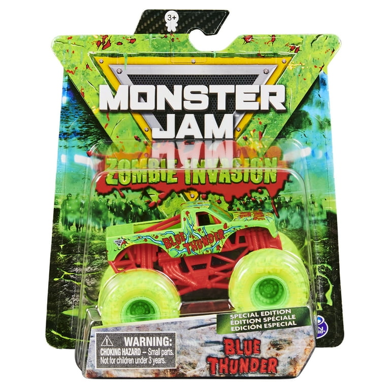 Monster Jam, Official Zombie Invasion Blue Thunder Die-Cast