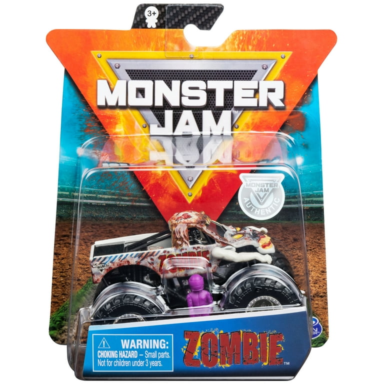 Monster Jam, Official Zombie Monster Truck, Die-Cast Vehicle