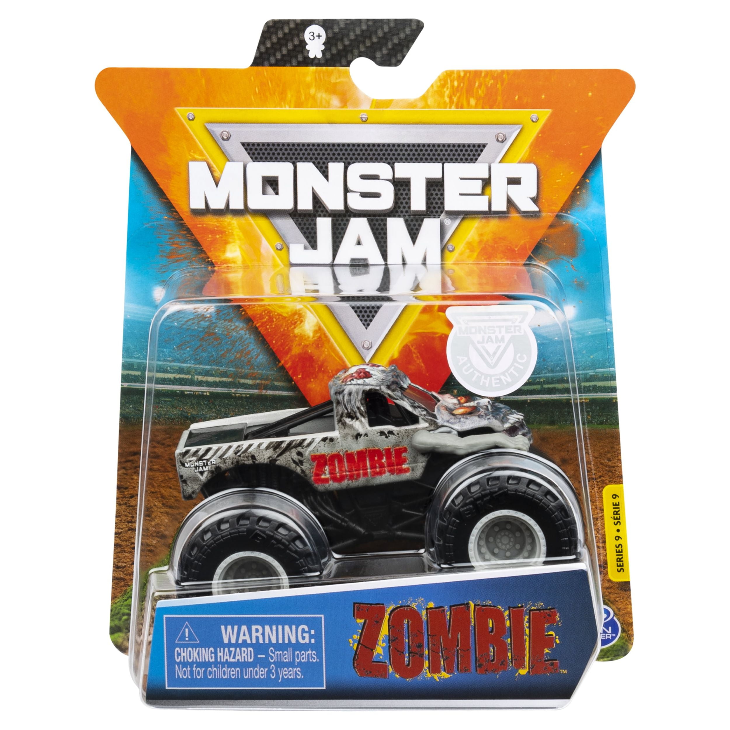 Monster Jam Zombie Monster Truck 1:64 Die-Cast Over Cast Series