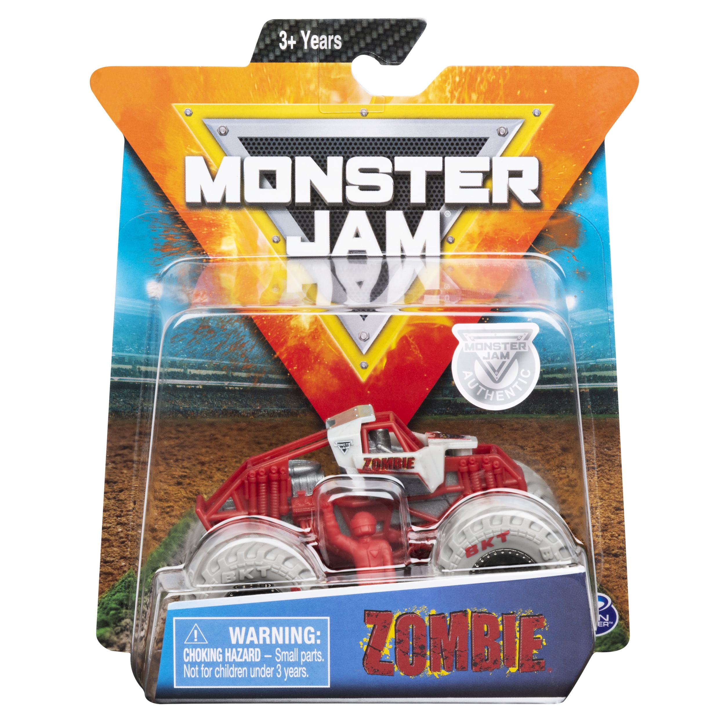 Monster Jam, Official Zombie Truck, Die-Cast Vehicle, Training