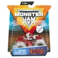 thumbnail image 1 of Monster Jam, Official Zombie Truck, Die-Cast Vehicle, Training Trucks Series, 1:64 Scale, 1 of 4