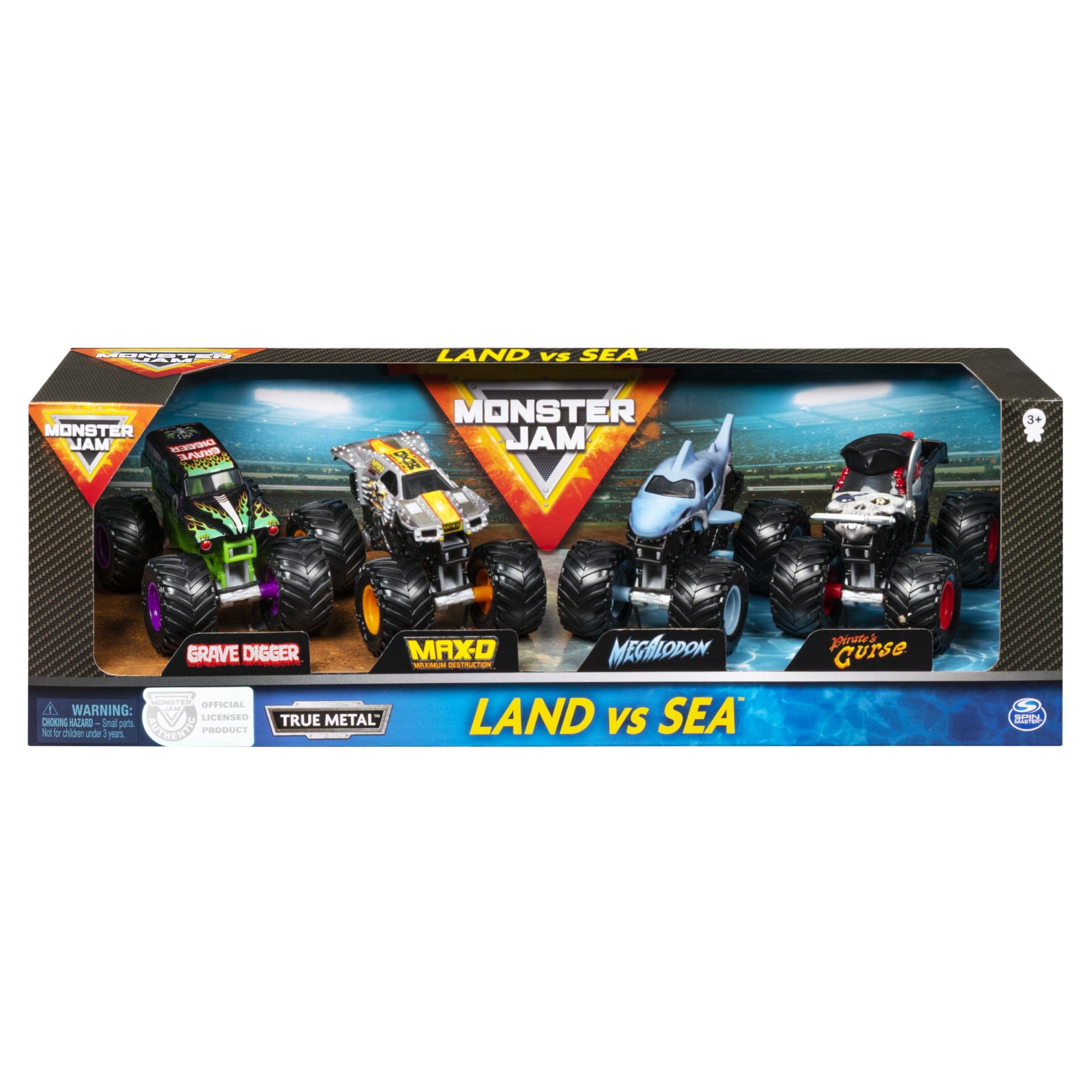 Monster the beast ４本セット Monster Jam 4 Pack Power Beasts - Walmart.com