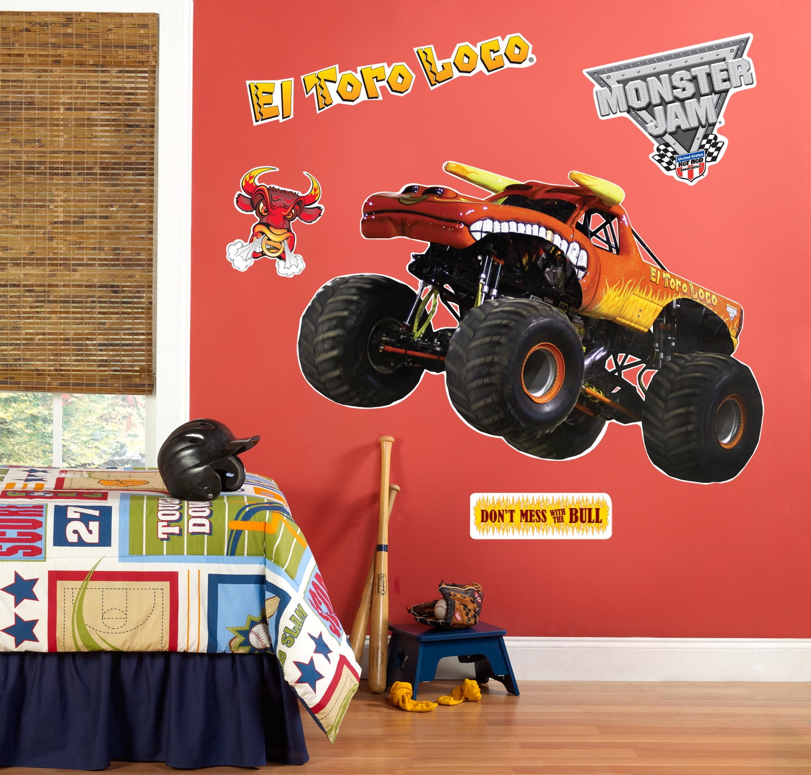 Monster Jam Room Decor El Toro Giant Wall Decal