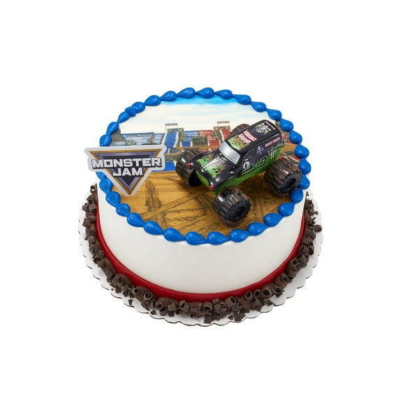 Monster Jam Round Cake