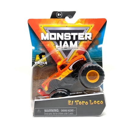 Monster Jam Series 20 Sheer Madness Wheelie Bar Orange El Toro Loco