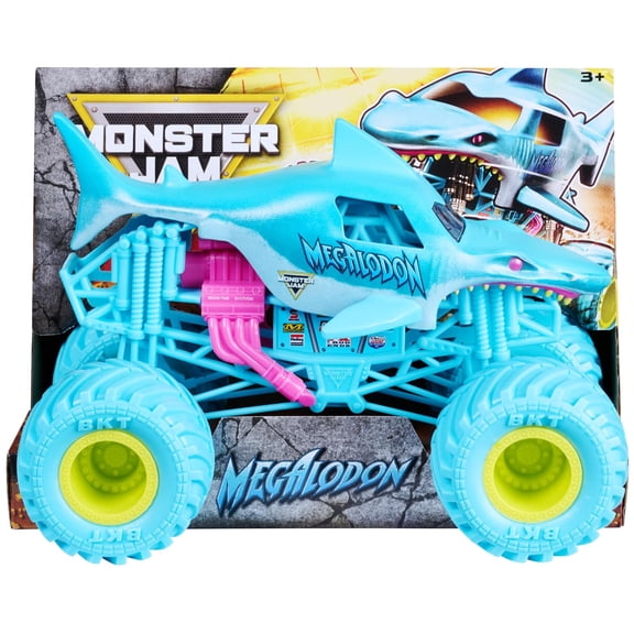 Monster Jam Series 29 Nitro Neon Megalodon 1:24 Scale Die-Cast Monster Truck 2026