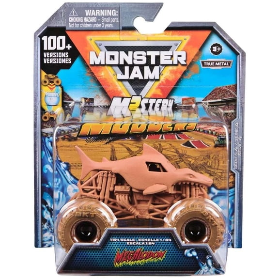 Monster Jam Series 4 Mystery Mudders Megalodon Diecast Car
