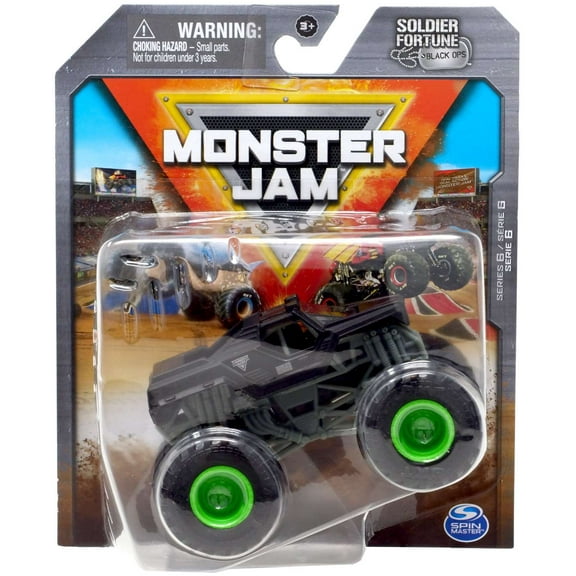 Monster Jam Series 6 Soldier Fortune Black Ops Diecast Car