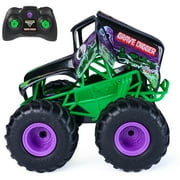 Monster Jam Smash & Bash Grave Digger Remote Control Vehicle, 1:15 Scale