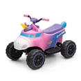 thumbnail image 1 of Monster Jam Sparkle Smash 12V Battery-Powered 1 Seat Ride-On ATV for Kids – Forward/Reverse Drive- 3.5 MPH, Rugged Wheels, Unicorn Design with Lights & Sounds, 1 of 11