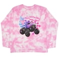 thumbnail image 1 of Monster Jam Sparkle Smash Graphic Long Sleeve Crewneck T-Shirt (Little Boys & Big Boys), Sizes 7–8, 1-Pack, 1 of 7