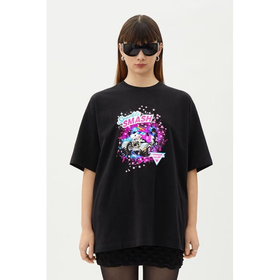 Monster Jam Sparkle Smash Truck Bold Fun Stars Rally T-Shirt, for men & women, up to size 5XL
