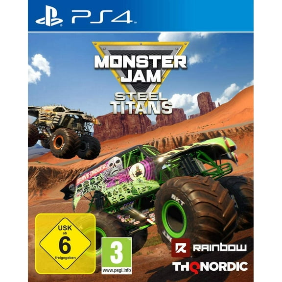 Monster Jam Steel Titans (Playstation 4 PS4) Perform all your favorite stunts