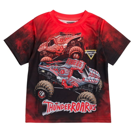 Monster Jam ThunderROARus Monster Truck T-Shirt Tie Dye Toddler to Big Kid