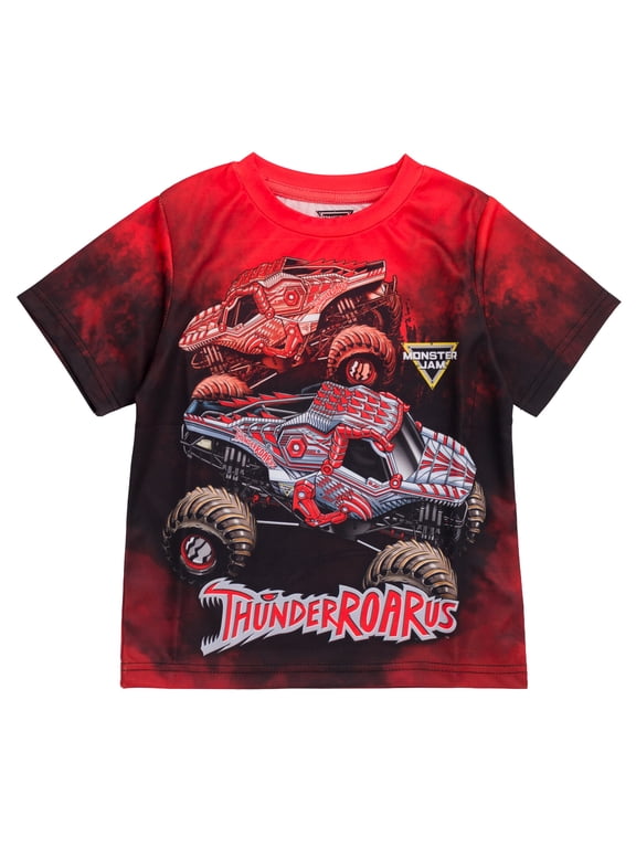 ThunderROARus Monster Truck T-Shirt Tie Dye Toddler to Big Kid