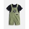 thumbnail image 1 of Monster Jam Toddler Boys T-Shirt and Cotton Shortalls Set, 2 Piece, Sizes 12M-5T, 1 of 3