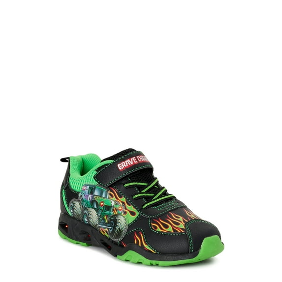 Monster Jam Toddler Boys License Athletic Sneakers, Sizes 9-1