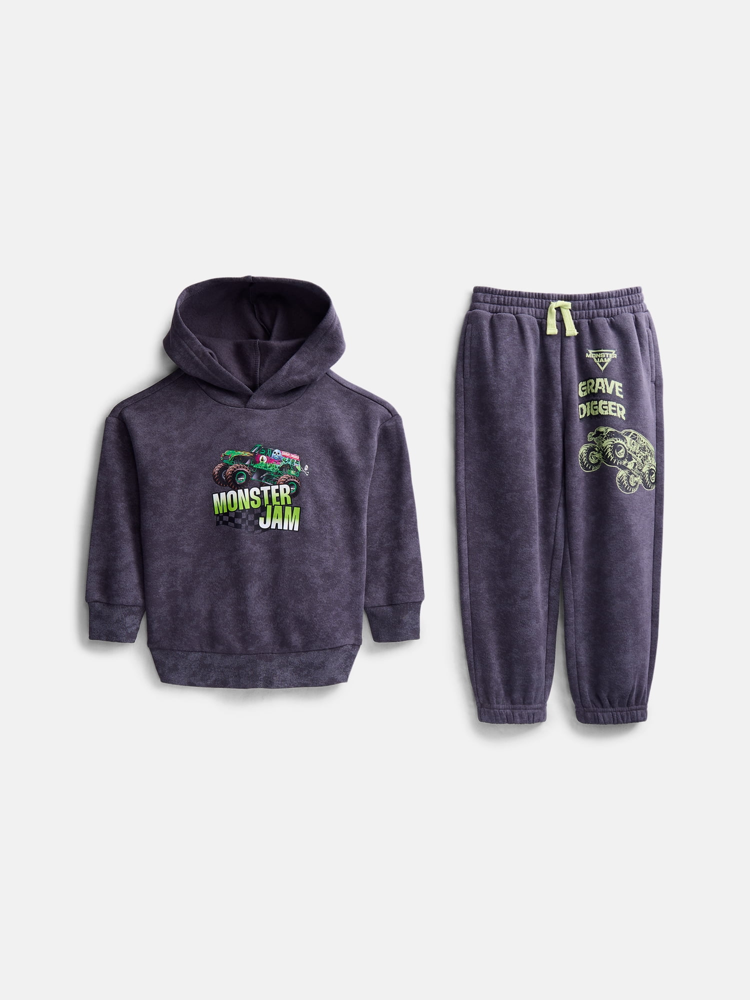 Monster Jam Toddler Hoodie & Jogger Set, Sizes 12M-5T