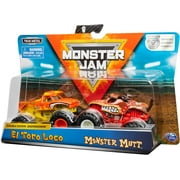 Monster Jam Truck Play Vehicles, Plastic (2 Pack)