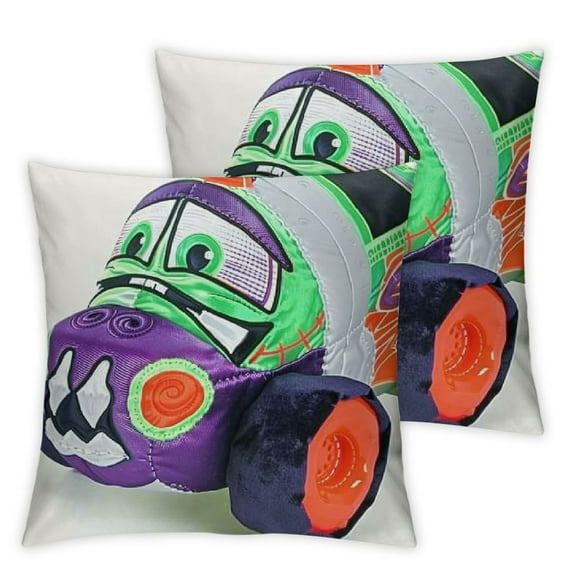 Monster Jam Truckin' Pals Grave Digger Pillow Buddy - Super Soft Polyester Microfiber