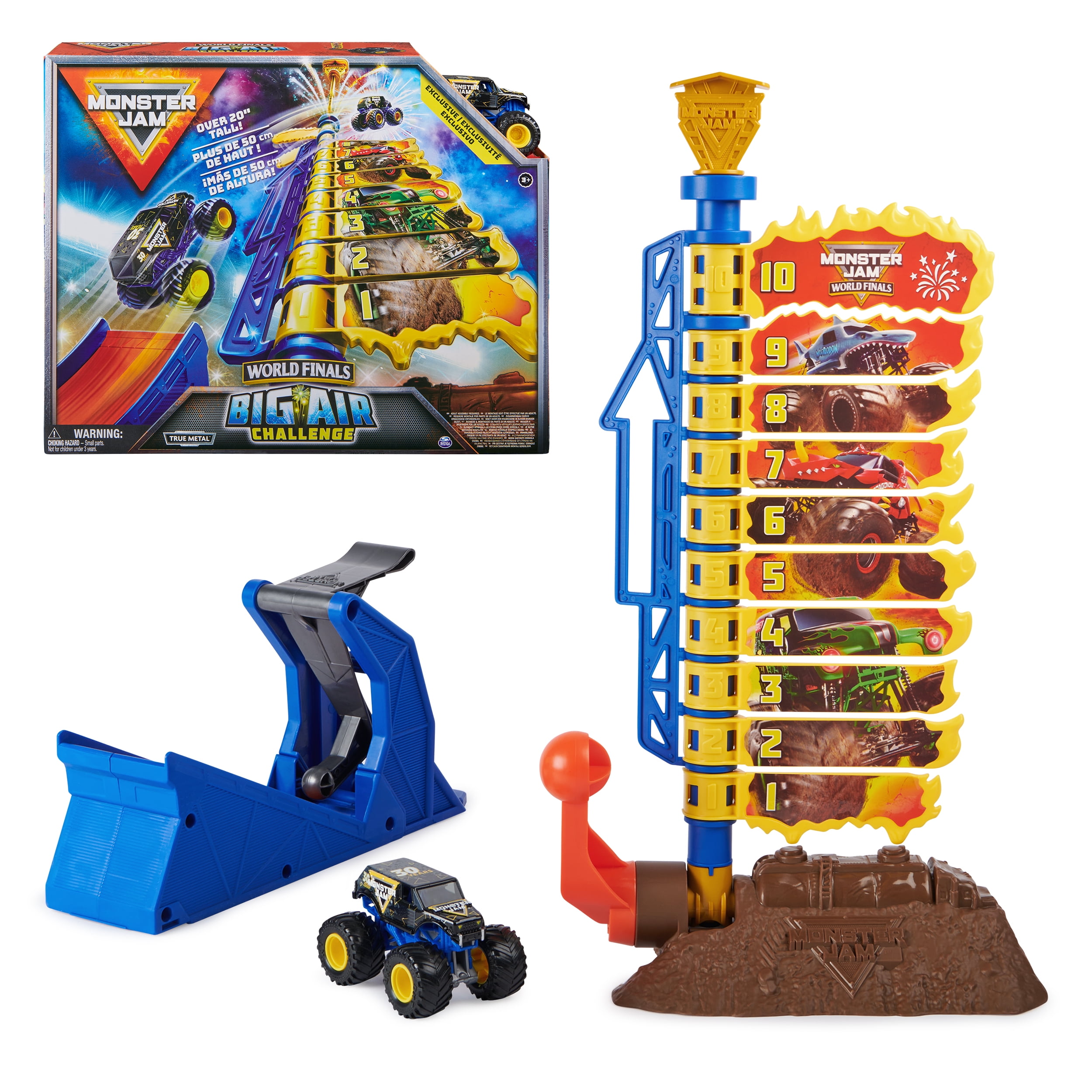 Monster Jam World Finals Big Air Challenge Playset with