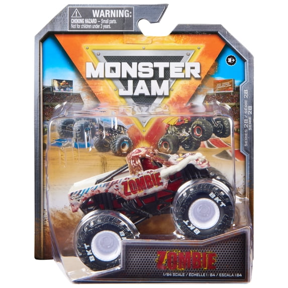 Monster Jam Zombie - 1:64 Scale Monster Trucks, Girl and Boy Toys