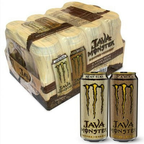 Monster Java Mean Bean/Loca Moca Energy Drink 12 - 15 fl oz Cans