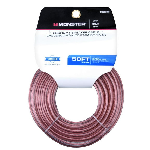 Monster Jhiu 140283-00 50 ft. Economy Grade Speaker Wire