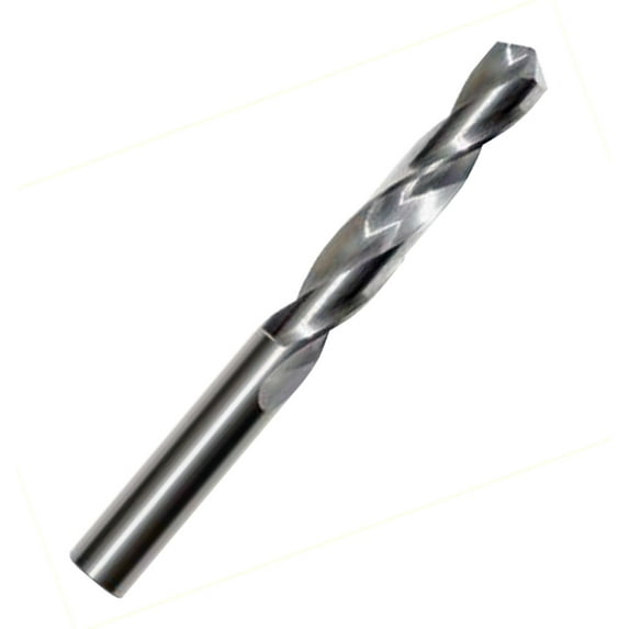 #49 (.0730") Diameter Jobber Length Carbide Twist Drill, 118° Split Point, Bright Finish, 0.875" Flute, 1-3/4" OAL