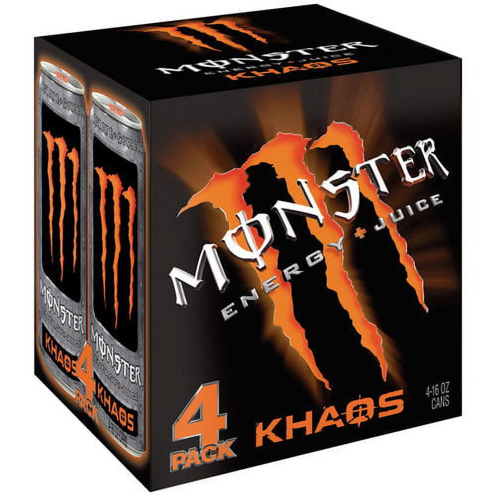 Monster Khaos Energy + Juice Drink, 16 Fl. Oz., 4 Count