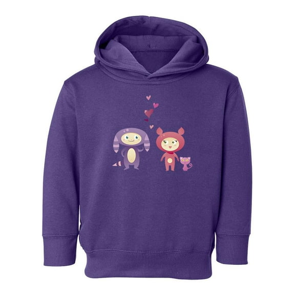 Monster Kids In Love Hoodie Toddler -Image by Shutterstock,  2 Toddler