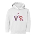 thumbnail image 1 of Monster Kids In Love Hoodie Toddler -Image by Shutterstock,  4 Toddler, 1 of 6