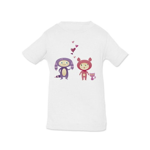 Monster Kids In Love T-Shirt Toddler -Image by Shutterstock,  2 Toddler