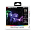 thumbnail image 1 of Monster 6.5ft Indoor LED Strip Lights, Multicolor LED Lights for TV & Bedroom, Sound Reactive, USB Powered, 1 of 9