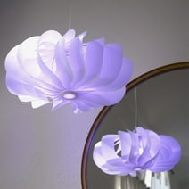Monster LED Bloom 15ft Hanging Pendant White Lamp with 1 Smart Light Bulb included, Novelty