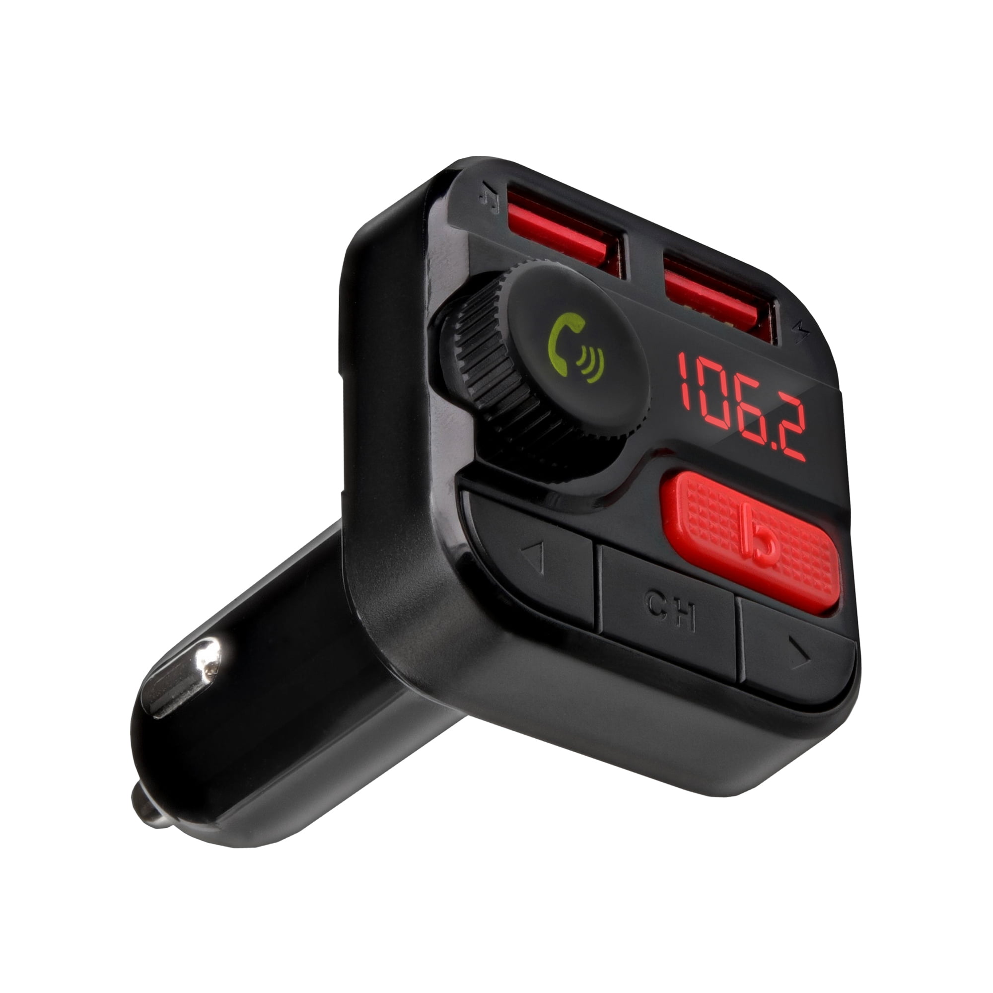 Bluetooth 5.3 FM Transmitter 48W - Efficient Car Charging - Syncwire