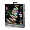 Type S Plug And Glow 24 Multi Color Light Strips Monster LED Smart 6.5ft Neon Flex Light Strip, 3D Memory Wire Core Flow