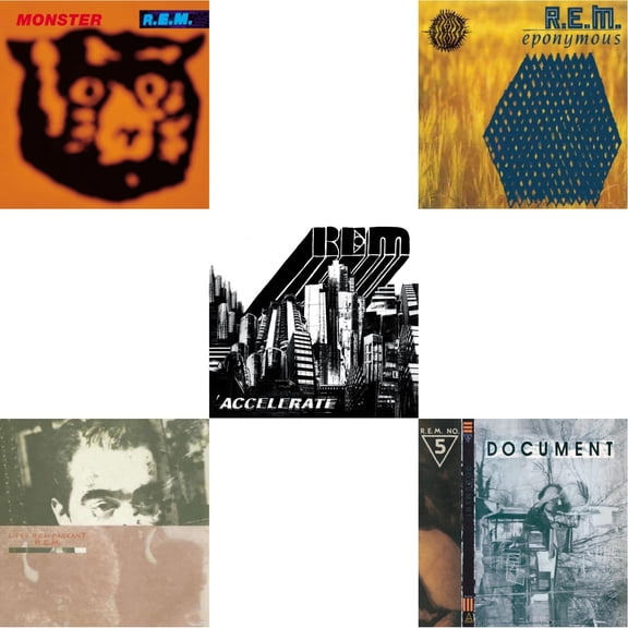 Document & Lifes Rich Pageant & Eponymous & Monster & Accelerate [LP Vinyl Bundle]