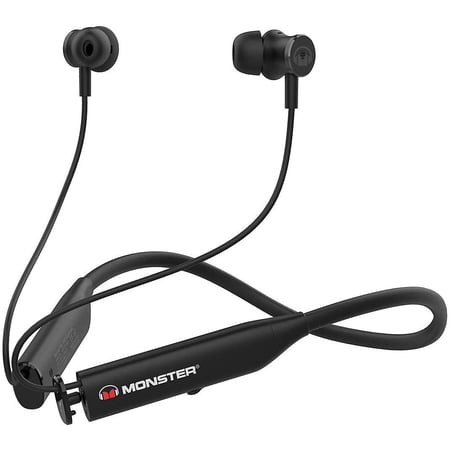 Monster MNFLEX BLK Flex Active Noise Canceling Bluetooth Headphones