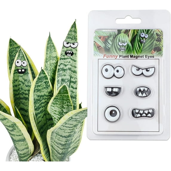 Monster Magnet Eyes for Potted Plants, Funny Plant Safe Magnet Pins Charms, House Plant Accessories, Christmas Decorations for Plant Lovers