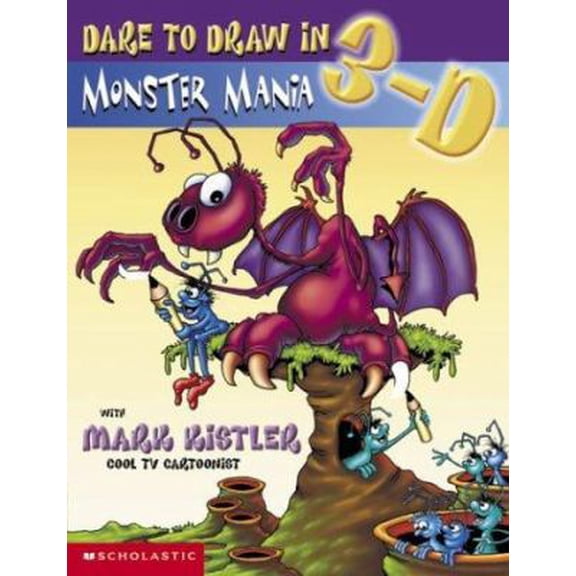 Pre-Owned Dare to Draw in 3-d #1: Monster Mania: Crazy Creatures (monsters) (Paperback) 0439380731 9780439380737